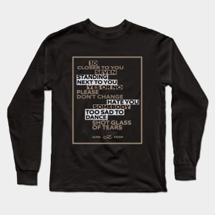 Jungkook Golden Long Sleeve T-Shirt